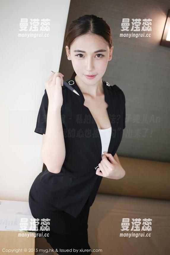 MyGirl美媛馆 - 私拍新玩法？子纯儿Annie的网袜让我的心也被“勾”出来了！