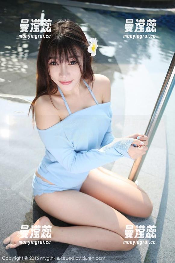 美媛馆 - 疯狂的校园：SOLO-尹菲高清套图，学姐也能当个小逗比！